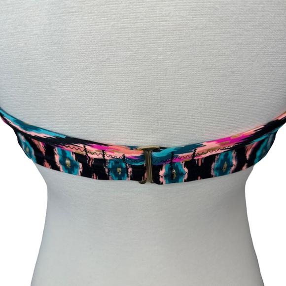 Shade & Shore Bikini Top Womens Padded Push Up Wired Halter 90s 34D - Picture 9 of 10